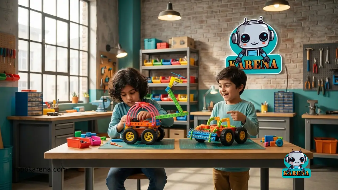 پک آموزشی آزمایشگاه الکترونیک مقدماتی پلاس روبوکارنا برای یادگیری اصول الکترونیک کودکان