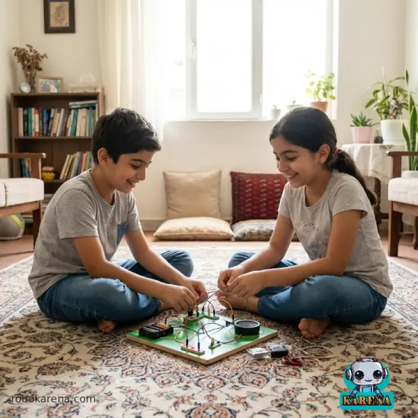 قطعات الکترونیکی و لحیم کاری - کارنا