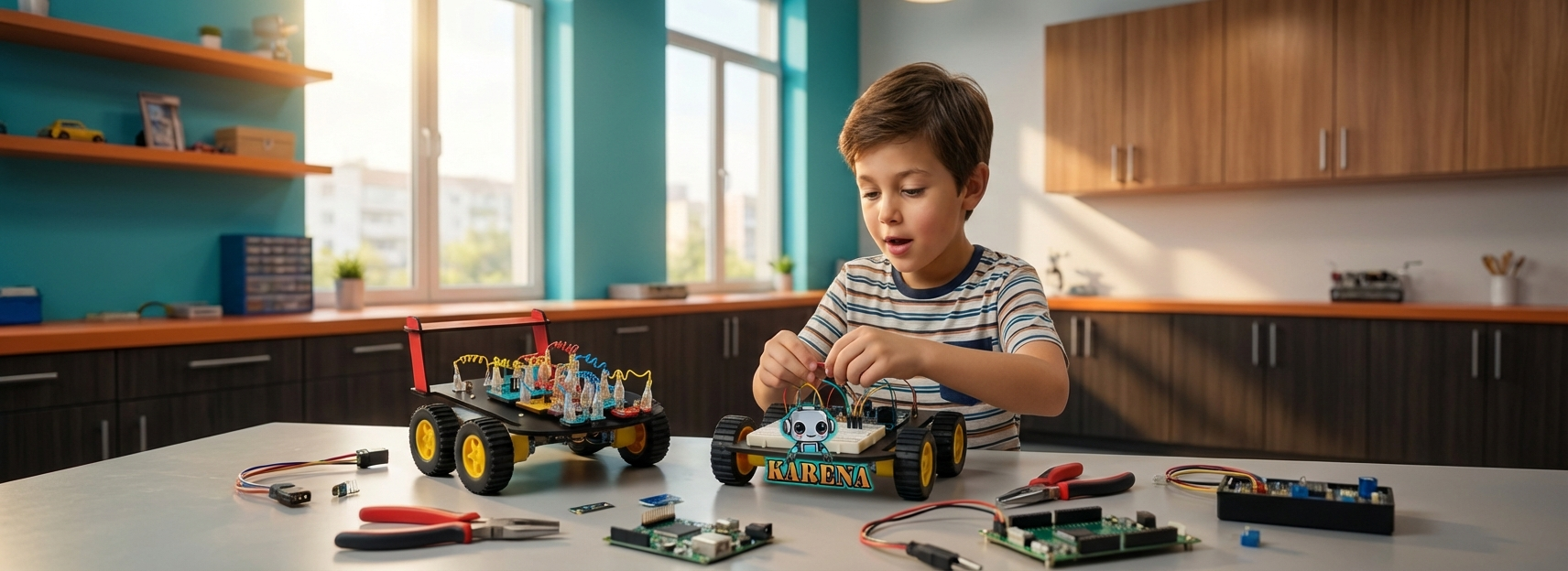 کارنا | آموزش رباتیک و الکترونیک به کودکان و نوجوانان 
